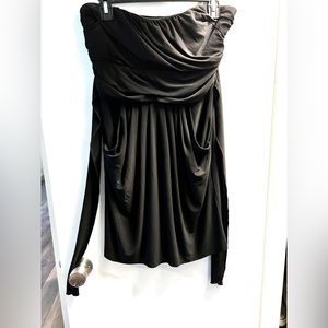 Black Strapless Dress